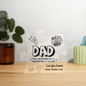 Dad Puzzle Piece - Printed Acrylic Puzzle Plaque
