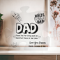 Dad Puzzle Piece - Printed Acrylic Puzzle Plaque