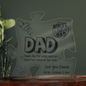 Dad Puzzle Piece - Printed Acrylic Puzzle Plaque