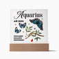 Almost Sold Out - Aquarius - Zodiac Acrylic Plaque