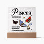 Almost Sold Out - Pisces - Zodiac Acrylic Plaque