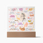 Almost Sold Out - Grandma Daily Affirmations - Acrylic Plaque with Stand
