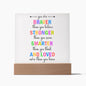 Almost Sold Out - Daily Affirmations - Acrylic Plaque with Stand