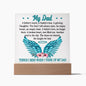 Almost Sold Out - Dad Memorial - Acrylic Plaque with Stand