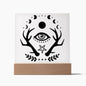Almost Sold Out - Cosmic Evil Eye - Acrylic Plaque With Stand