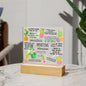 Almost Sold Out - Positive Affirmation Plaque