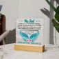 Almost Sold Out - Dad Memorial - Acrylic Plaque with Stand