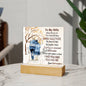 Almost Sold Out - Husband & Wife Together - Acrylic Plaque with Stand