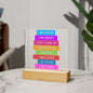 Almost Sold Out - Daily Affirmations - Acrylic Plaque with Stand