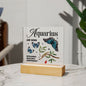 Almost Sold Out - Aquarius - Zodiac Acrylic Plaque