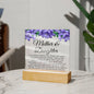 Almost Sold Out - Mother & Daughter - Acrylic Plaque with Stand