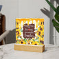 Almost Sold Out -Thank You for beeing an Amazing Teacher - Acrylic Plaque with Stand