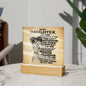 Almost Sold Out - To Daughter From Mom - Acrylic Plaque with Stand