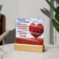 Almost Sold Out - Soulmate Love from Wife - Acrylic Plaque with Stand