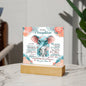 Almost Sold Out - To Daughter From Mom - Acrylic Plaque with Stand