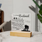 Almost Sold Out - Husband Acrylic Plaque With Stand