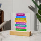 Almost Sold Out - Daily Affirmations - Acrylic Plaque with Stand