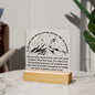 Almost Sold Out - Dreams Will Come True - Acrylic Plaque With Stand
