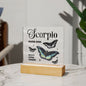 Almost Sold Out - Scorpio - Zodiac Acrylic Plaque