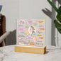 Almost Sold Out - Grandma Daily Affirmations - Acrylic Plaque with Stand