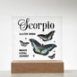 Almost Sold Out - Scorpio - Zodiac Acrylic Plaque