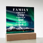 Almost Sold Out - Northern Lights Family - Acrylic Plaque with Stand
