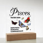 Almost Sold Out - Pisces - Zodiac Acrylic Plaque