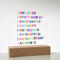Almost Sold Out - Daily Affirmations - Acrylic Plaque with Stand
