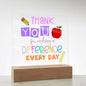 Almost Sold Out - Teacher Making A Difference - Acrylic Plaque with Stand
