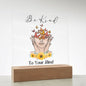 Almost Sold Out - Be Kind To Your Mind - Acrylic Plaque with Stand