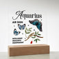 Almost Sold Out - Aquarius - Zodiac Acrylic Plaque