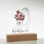 Almost Sold Out - Be Kind To Your Mind - Acrylic Plaque with Stand
