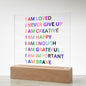 Almost Sold Out - Daily Affirmations - Acrylic Plaque with Stand