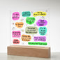Almost Sold Out - Daily Affirmations - Acrylic Plaque With Stand