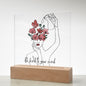Almost Sold Out - Be Kind To Your Mind - Acrylic Plaque with Stand
