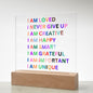 Almost Sold Out - Daily Affirmations - Acrylic Plaque with Stand