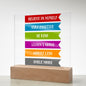 Almost Sold Out - Daily Affirmations - Acrylic Plaque with Stand