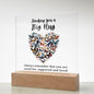 Almost Sold Out - Sending You A Big Hug - Acrylic Plaque with Stand