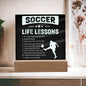 Almost Sold Out - Soccer Life Lessons - Acrylic Plaque With Stand