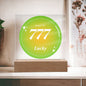 Almost Sold Out - Angel Number 777 with Aura Color - Acrylic Plaque with Stand