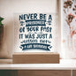 Almost Sold Out - Life Sentence - Acrylic Plaque With Stand