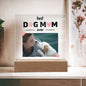 Almost Sold Out - Dog Mom Acrylic Plaque With Stand