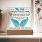 Almost Sold Out - Dad Memorial - Acrylic Plaque with Stand
