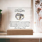Almost Sold Out - To My Daughter From Dad - Acrylic Plaque With Stand