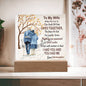 Almost Sold Out - Husband & Wife Together - Acrylic Plaque with Stand