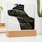 Almost Sold Out - I'll Always Be By Your Side - Acrylic Plaque with Stand