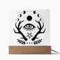 Almost Sold Out - Cosmic Evil Eye - Acrylic Plaque With Stand