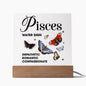 Almost Sold Out - Pisces - Zodiac Acrylic Plaque
