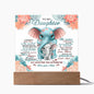 Almost Sold Out - To Daughter From Mom - Acrylic Plaque with Stand