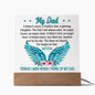 Almost Sold Out - Dad Memorial - Acrylic Plaque with Stand